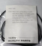 Vcr Belt Kit 440-190 New. Price: $29.99.