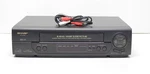 Sharp VC-A400U Head Vcr/vhs Tape Player-recorder-serviced Working Rca Cables Used. Price: $69.99.