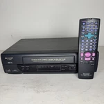 Sharp VC-H800U 4 Head Hi-fi Stereo Vcr W/oem Remote Tested & Clean! Used. Price: $100.00.