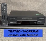 Goldstar GVR-C235 Vcr With Remote / Tested Working Very Clean Vhs Player Open. Price: $54.99.