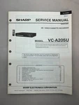 Sharp VC-A205U Original Service Manual Free Shipping Good. Price: $14.00.