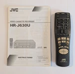 Jvc HR-J630U Vcr Remote Control And Owners Manual Used. Price: $15.00.