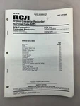 Rca VPT385 Original Schematics Free Shipping Good. Price: $10.00.